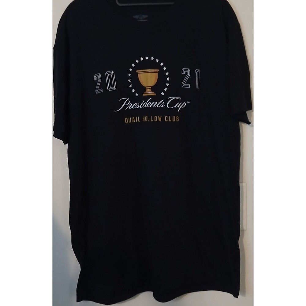 Presidents Cup 2021 Shirt Mens Large Quail Hollow Club Golf Imperial Graphic Tee